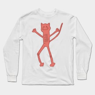 L O N G Happy Cat Long Sleeve T-Shirt